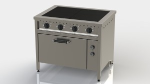 Плита электрическая четырёхконфорочная с духовкой ПЭ-4Д