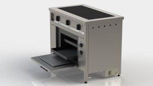 Плита электрическая трёхконфорочная с духовкой ПЭ-3Д
