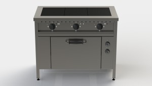 Плита электрическая трёхконфорочная с духовкой ПЭ-3Д