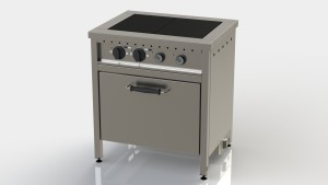Плита электрическая двухконфорочная с духовкой ПЭ-2Д