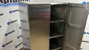 Шафа для посуду з нержавіючої сталі