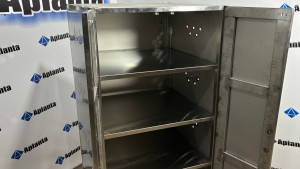 Шафа для посуду з нержавіючої сталі