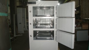 Камера холодильна для моргу фронтальна тримісна