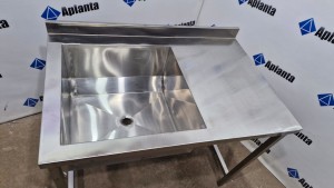 Стіл - ванна мийна без полиці